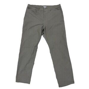 J. Jill Womens Pants Beige Ivory Size 16 Corduroy Mid Rise Stretch Cotton Blend